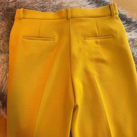 🍌Zara yellow wide leg trousers🍌 - Picture 6 of 11